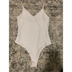 White Fashion Nova Bodysuit